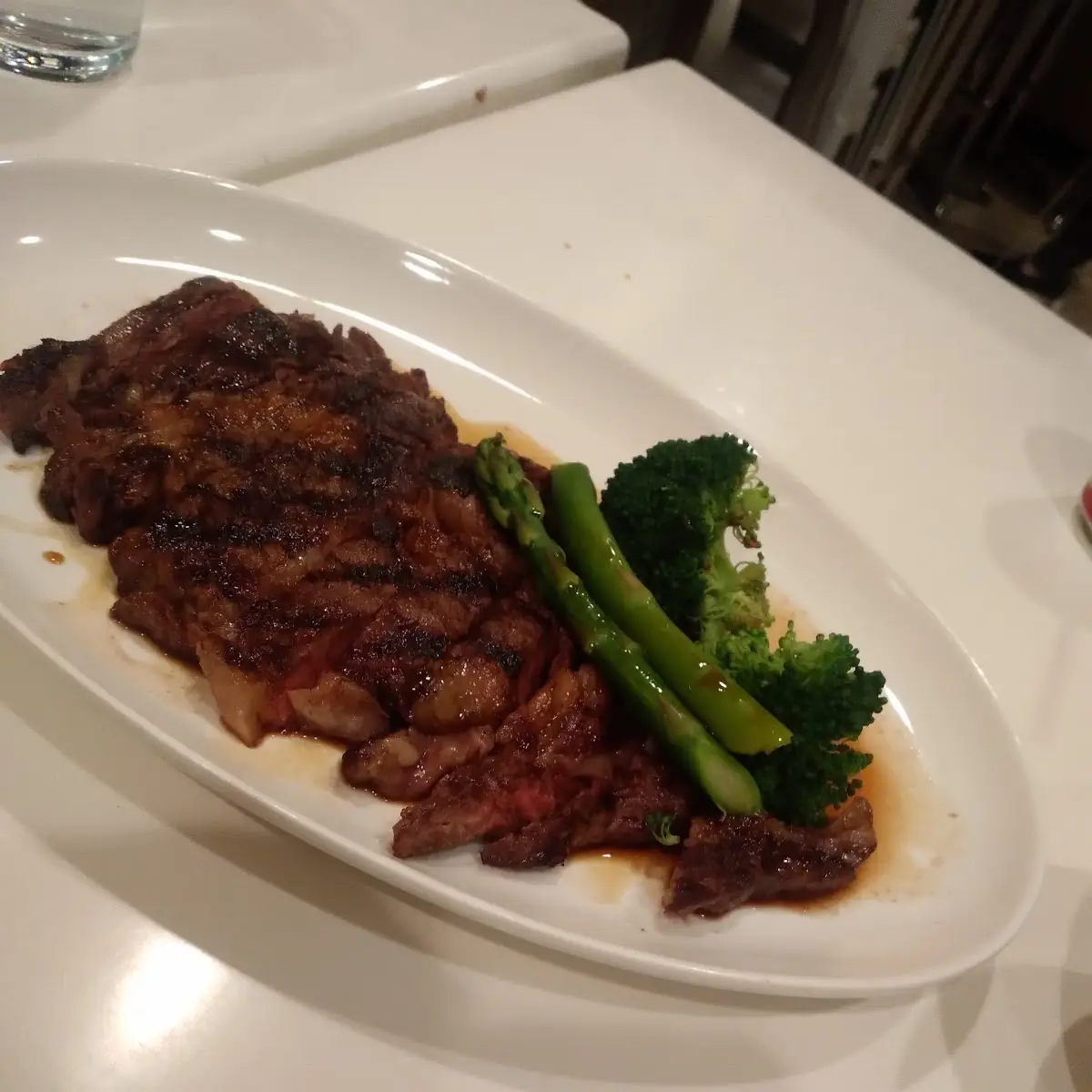 Beef Teriyaki Rib Eye Steak With
