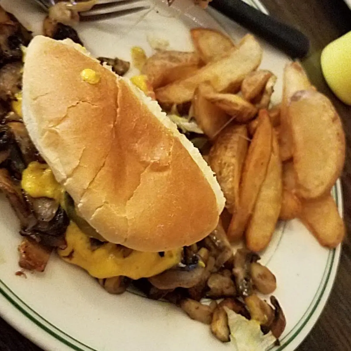 Mushroom Swiss Burger