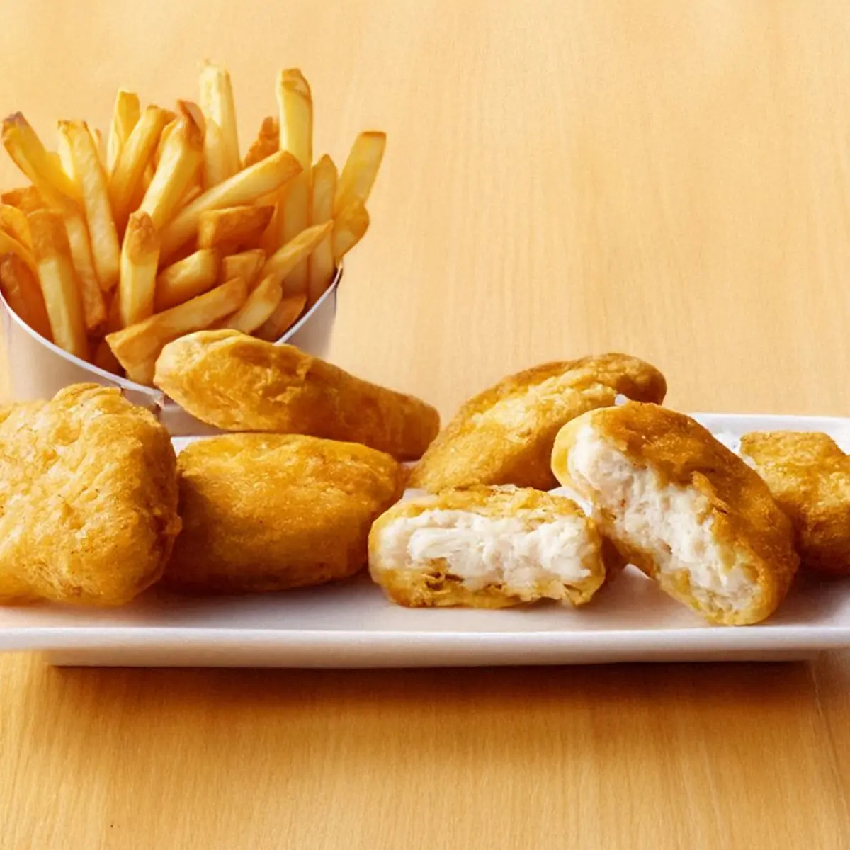 14 Chicken Nuggets w Fries