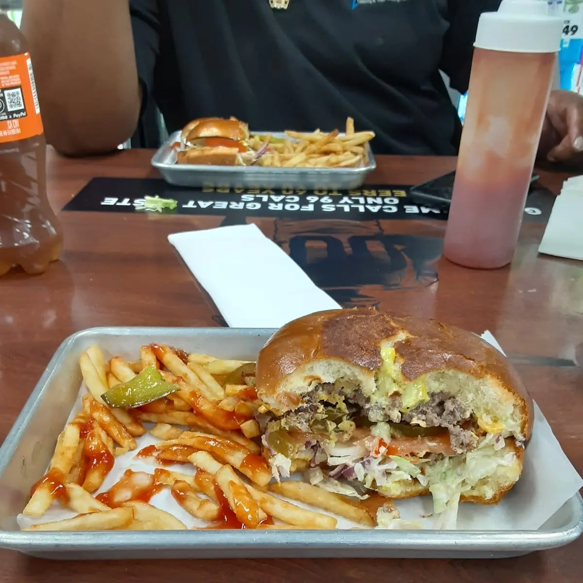 Cheese Burgers with Fries