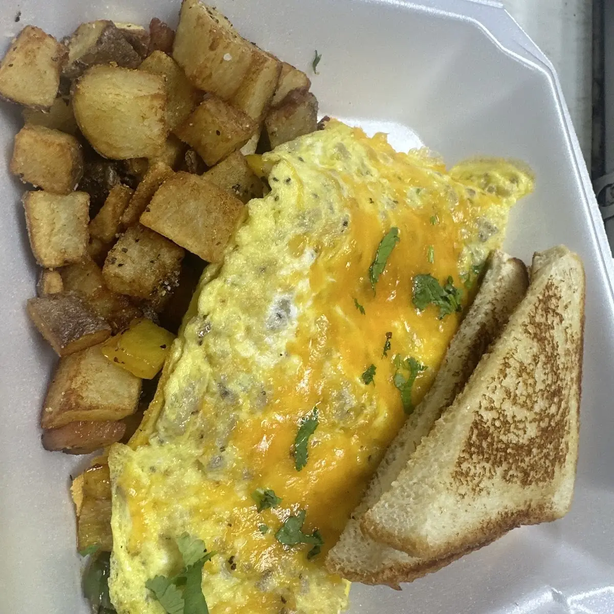 Philly Cheesesteak Omelette