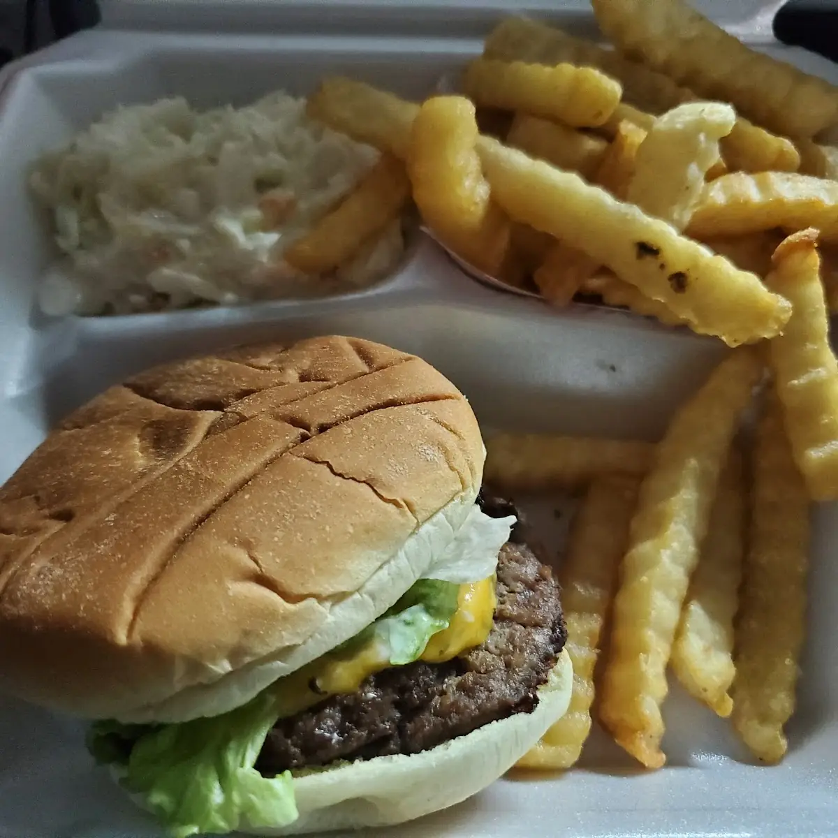 Burger and Fries