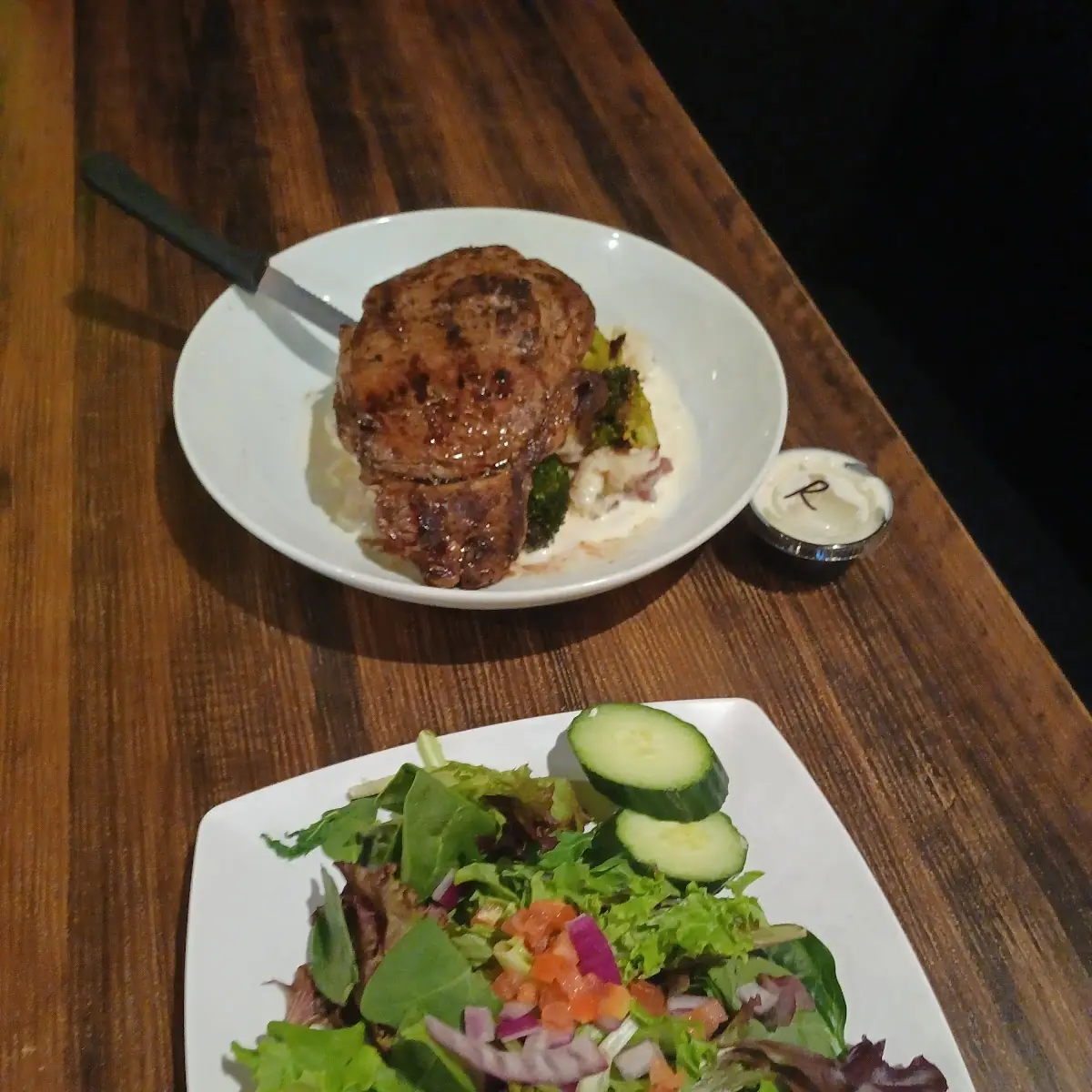 Steak and Salad