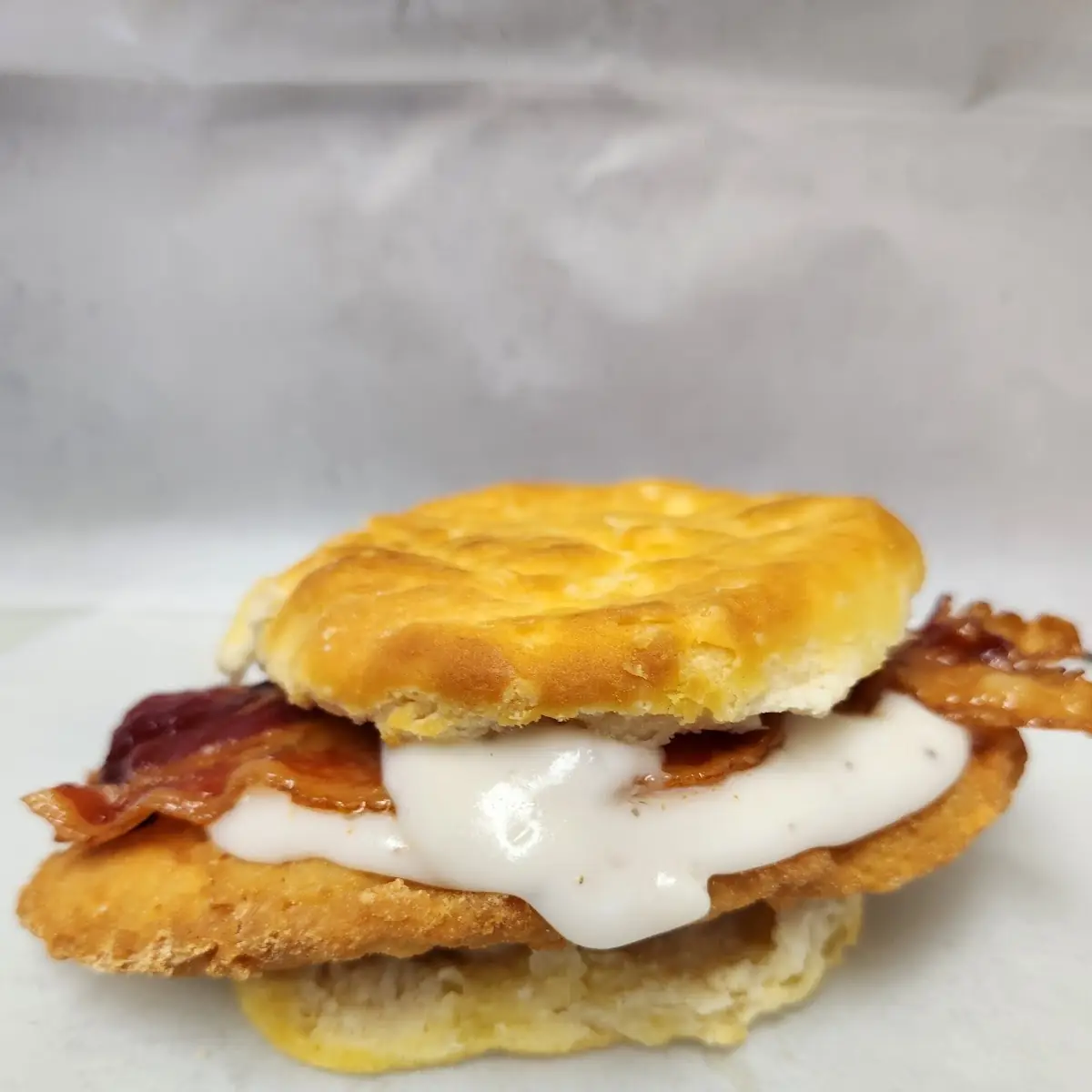 Chicken Bacon Gravy Biscuits