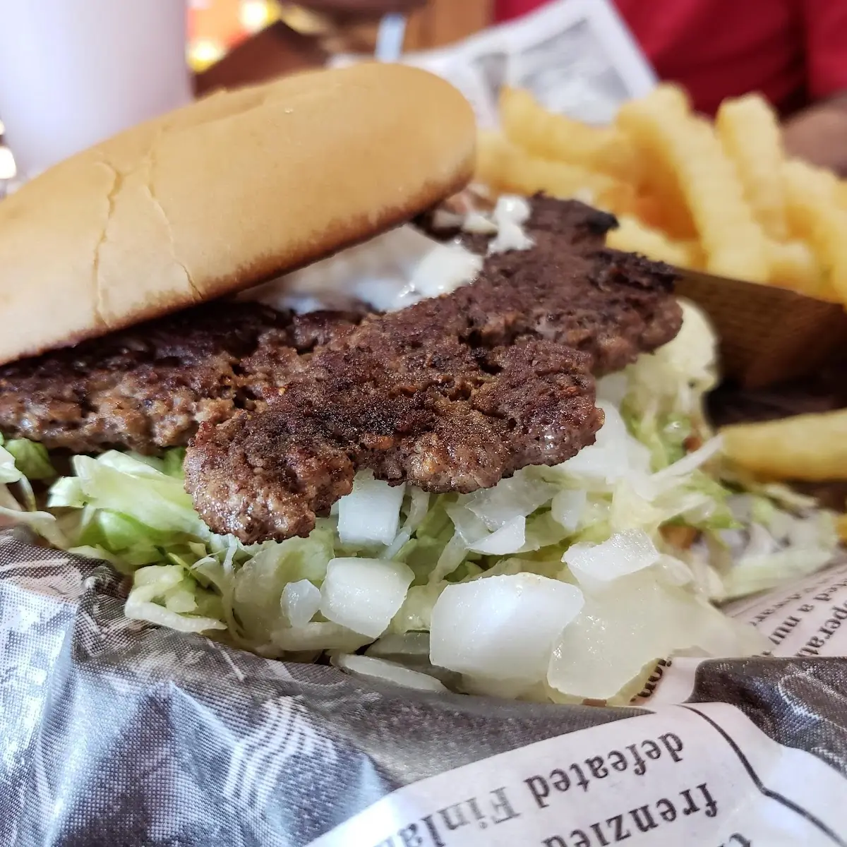 Burger and Fries