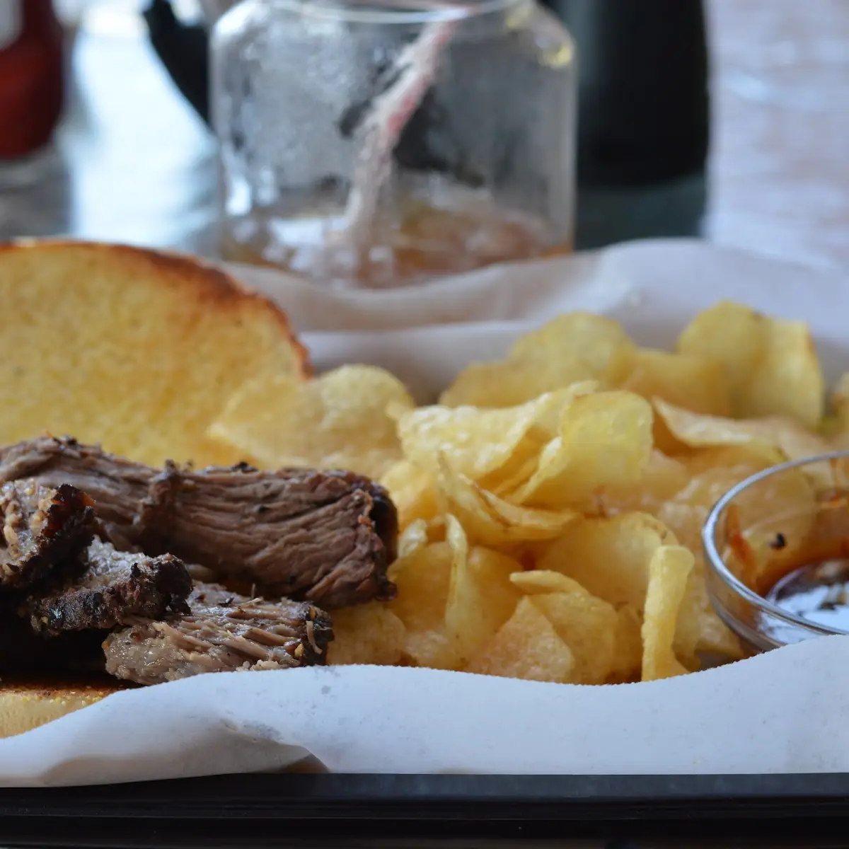 Pulled Beef Brisket Sandwich