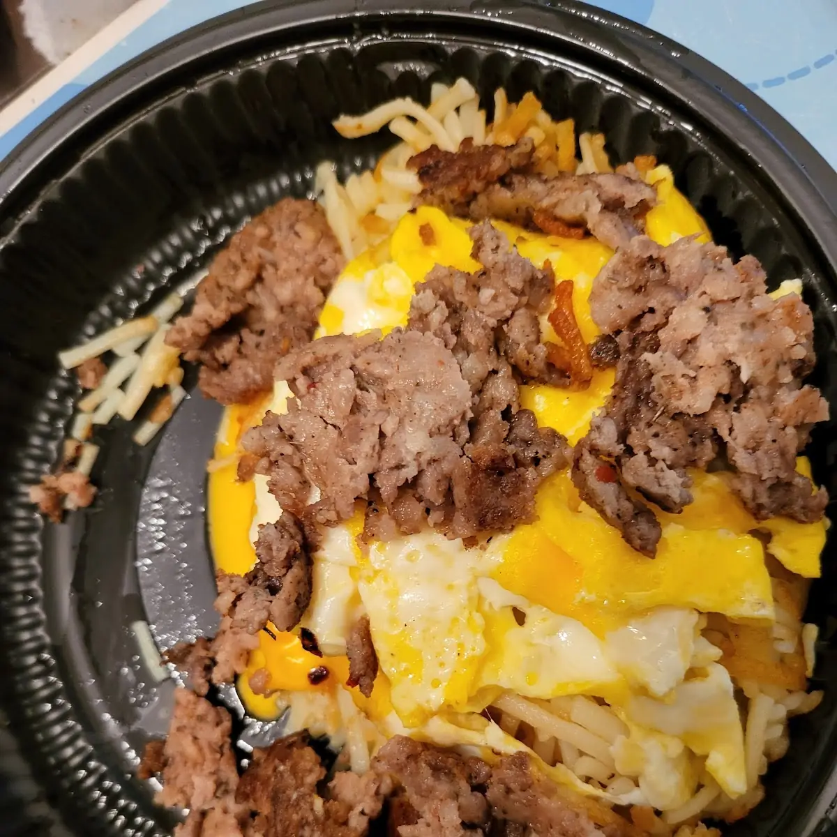 Bacon Sausage Cheese Hash Browns