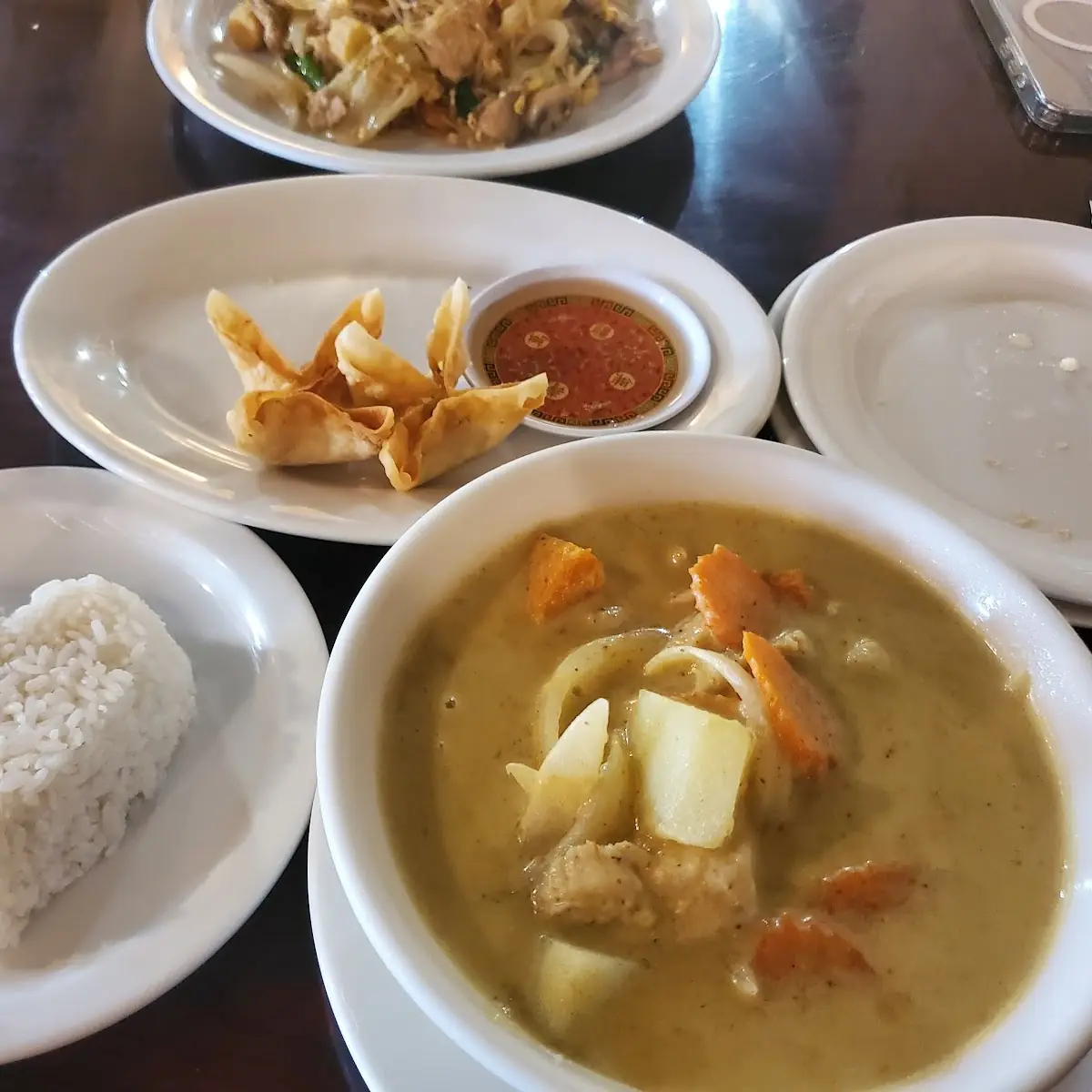 Yellow Chicken Curry with Rice