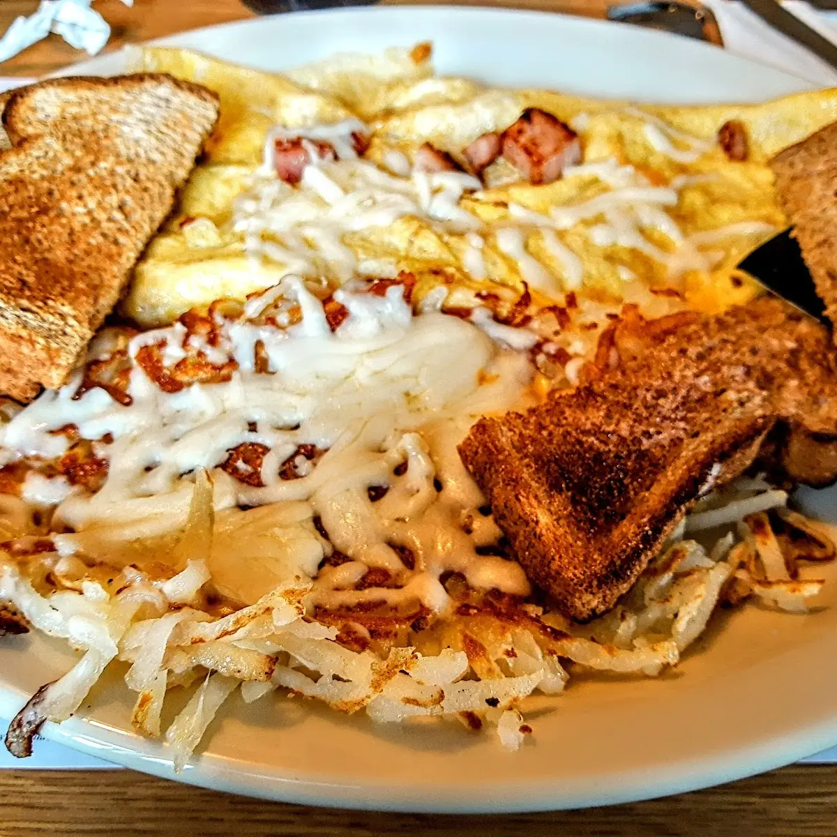 Ham and Cheese Omelette