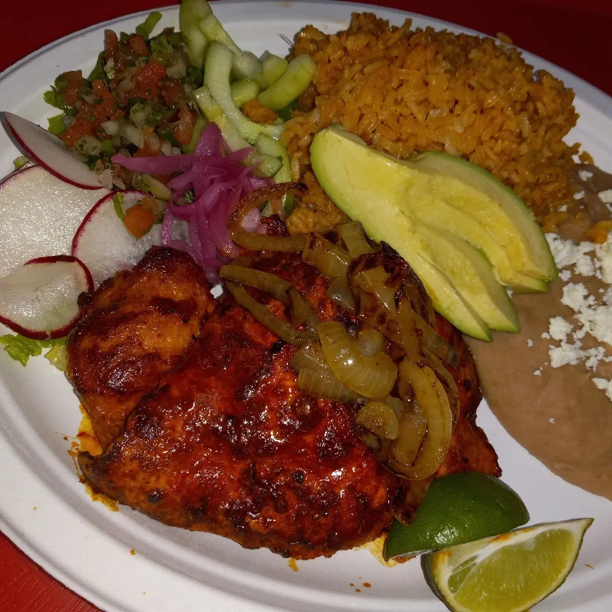 Carne Enchilada Platter