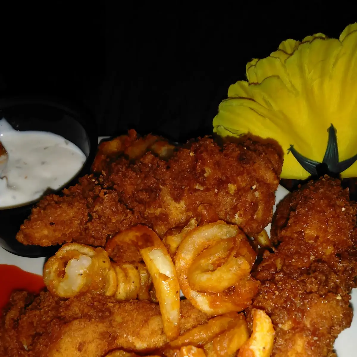 Chicken Fingers and Curly Fries