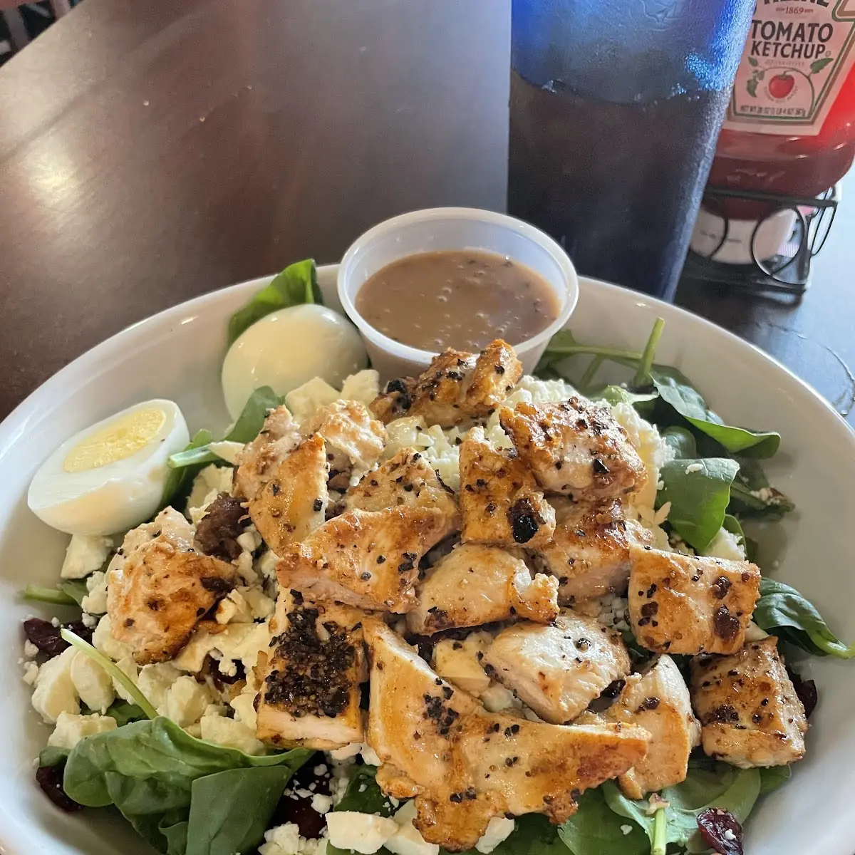 Spinach Salad with Chicken