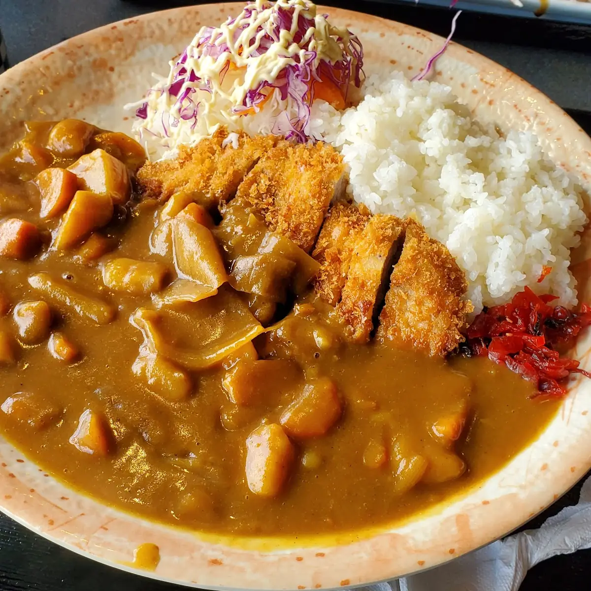 Chicken Katsu Curry with Rice
