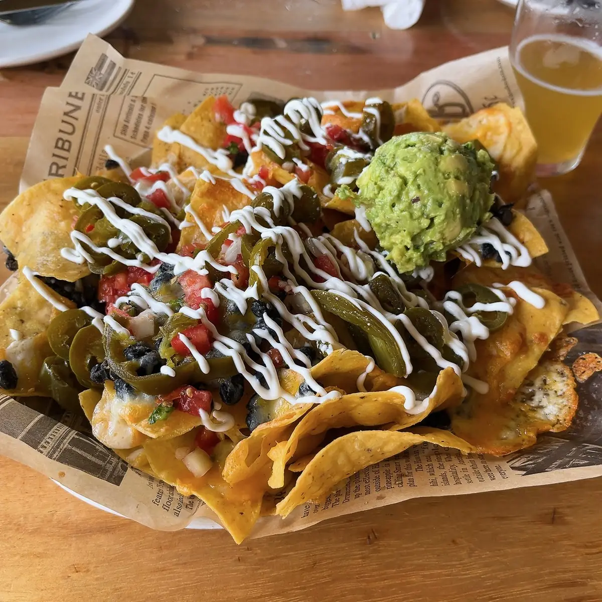 Dukes Black Bean Nachos