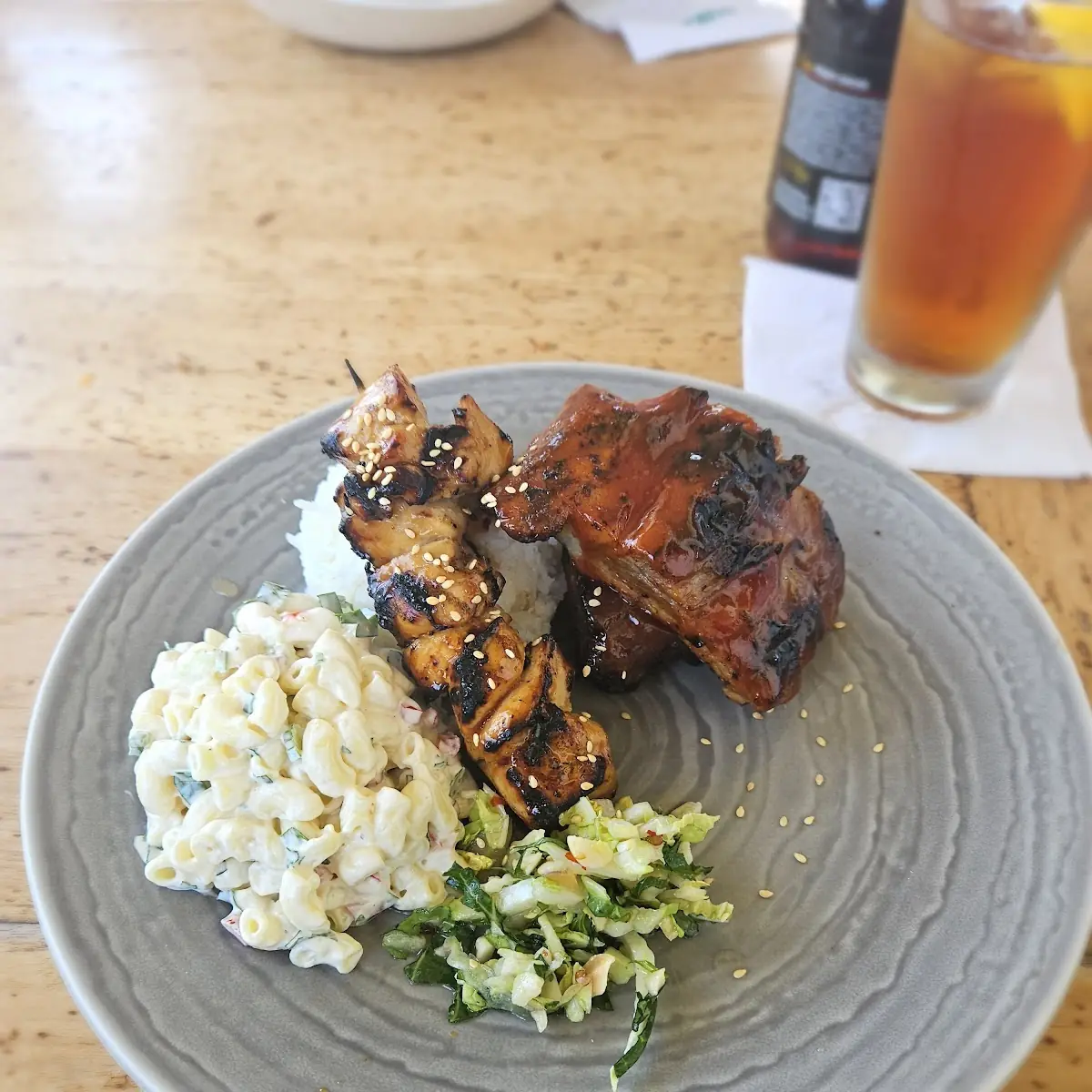 Pork Ribs and Chicken Plate