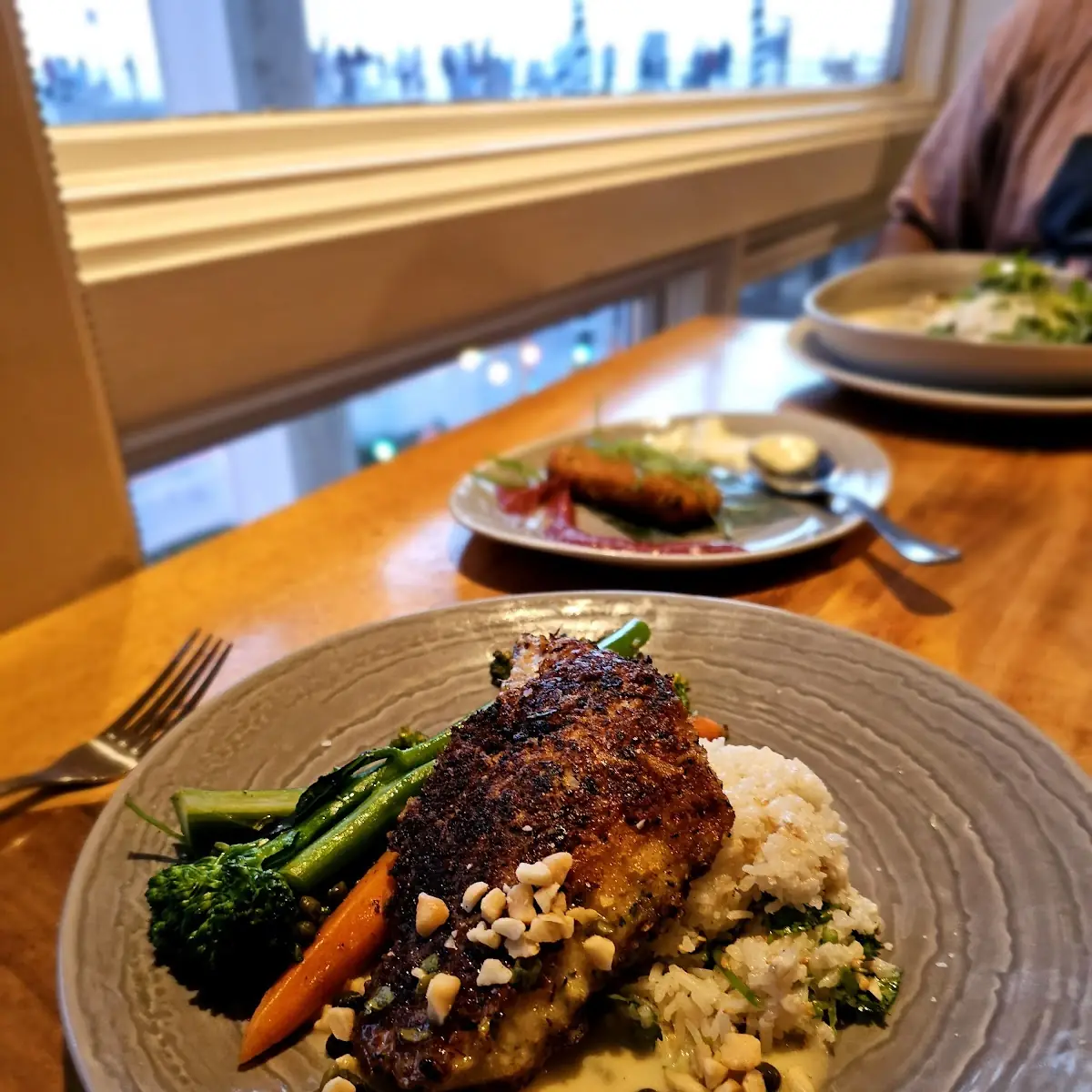 Sautéed Mac Nut & Herb-Crusted Fresh Fish