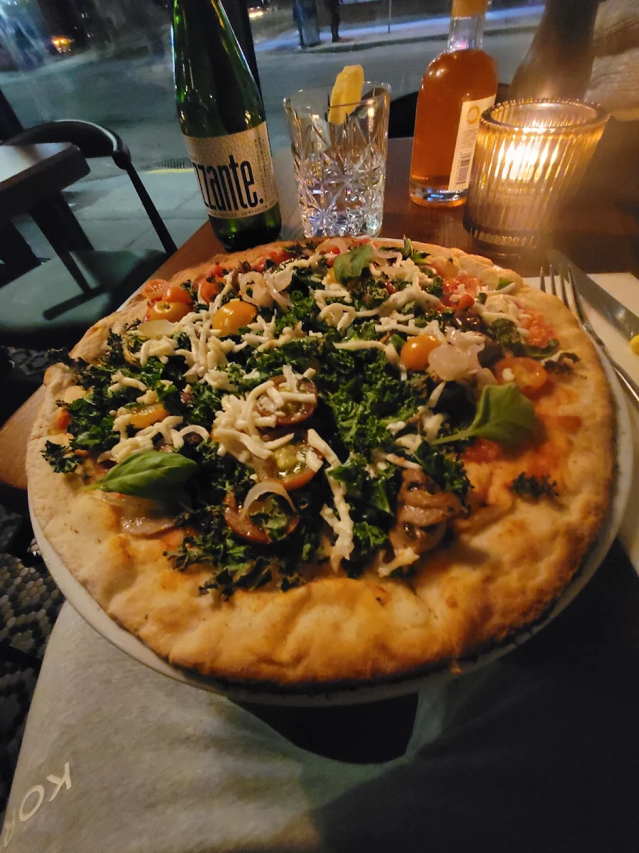 Pizza Légumes Grillés Sans Gluten Et Faux Fromage, Pizzéria NO.900