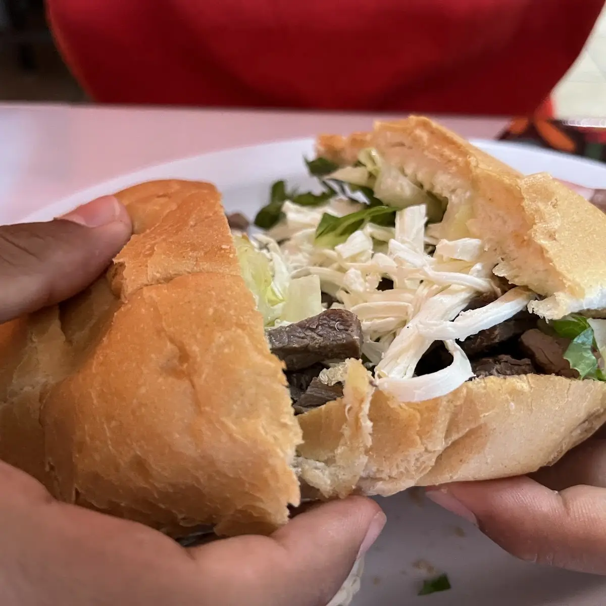 Torta Con Carne Asada