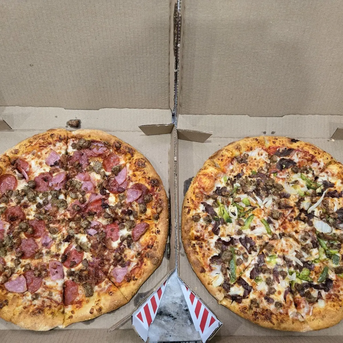 Hand Tossed Cheese and Half Pepperoni Pizza
