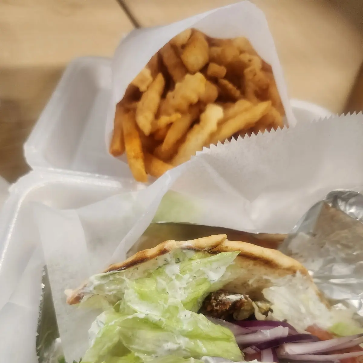 Lebanese Bread - Falafel