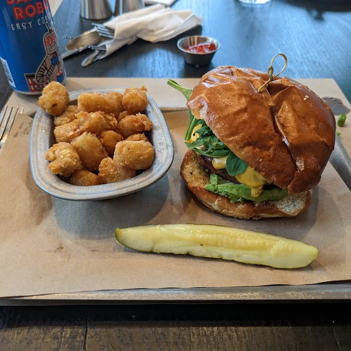 French Onion Bacon Burger