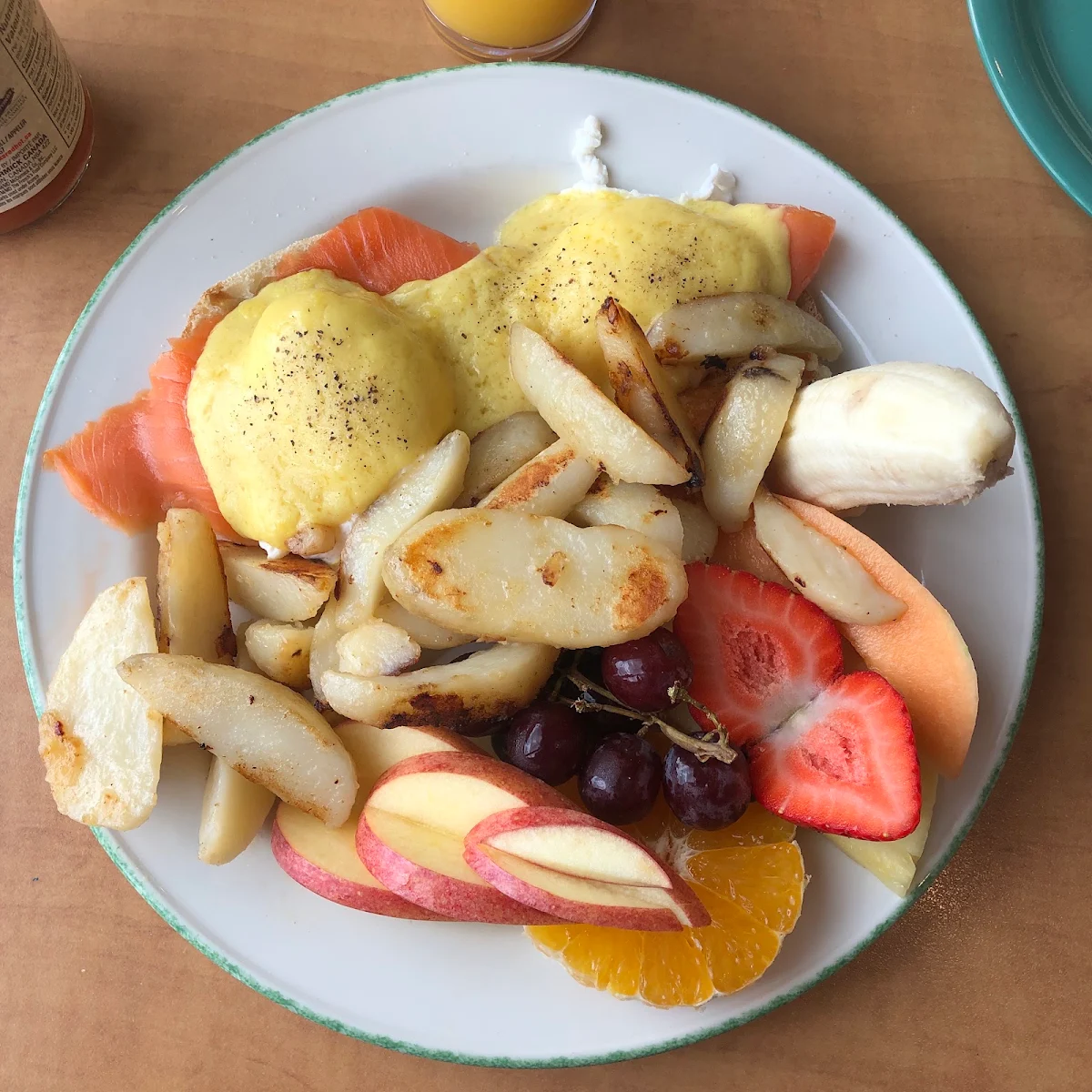 Eggs Benedict with Smoked Salmon, Cora Breakfast and Lunch