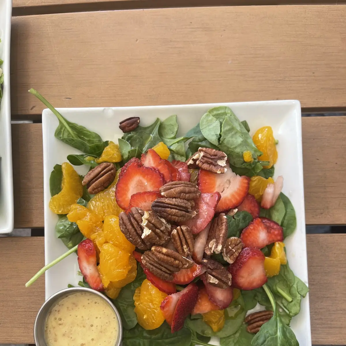 Spinach Strawberry Pecan Salad