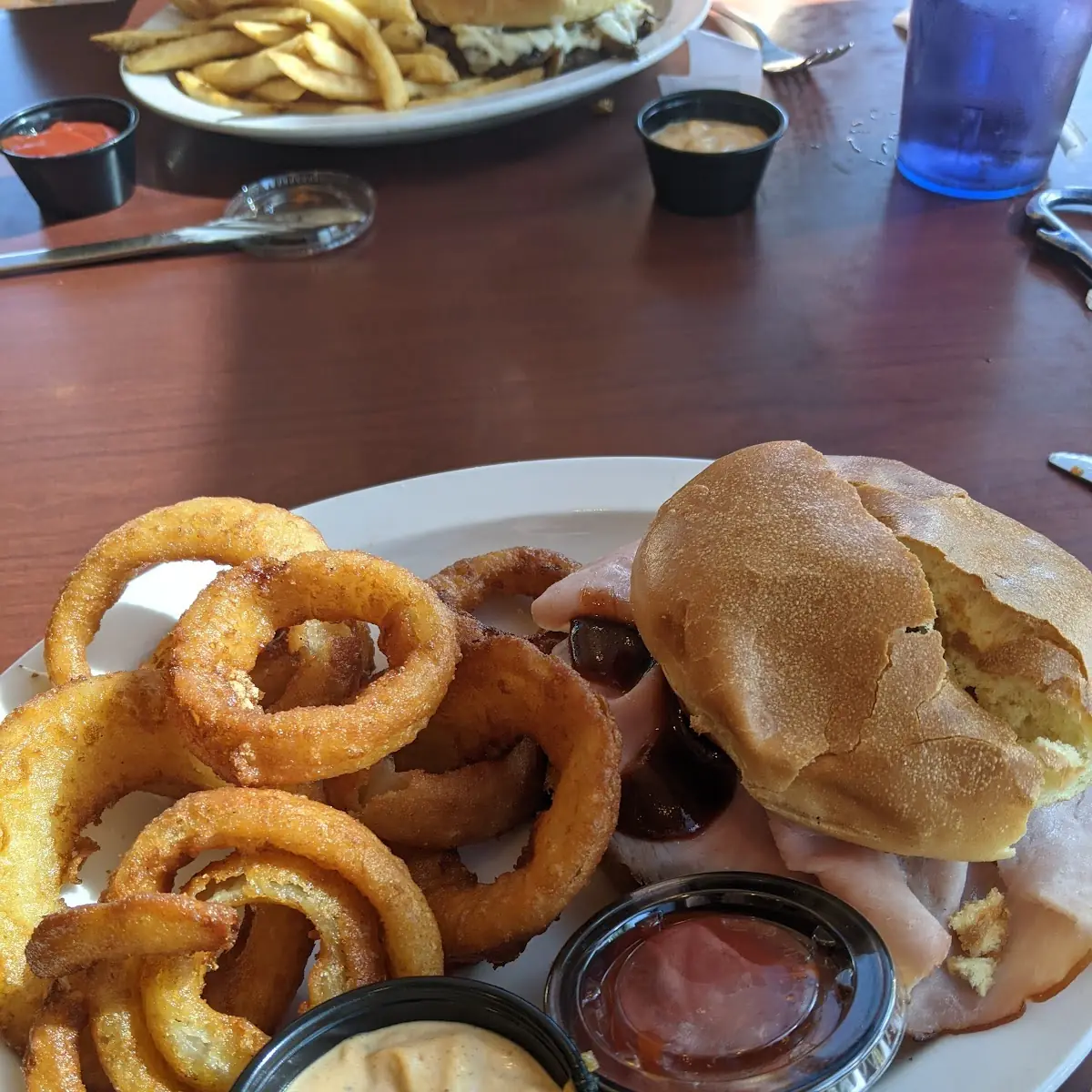 BBQ Burger w Ham