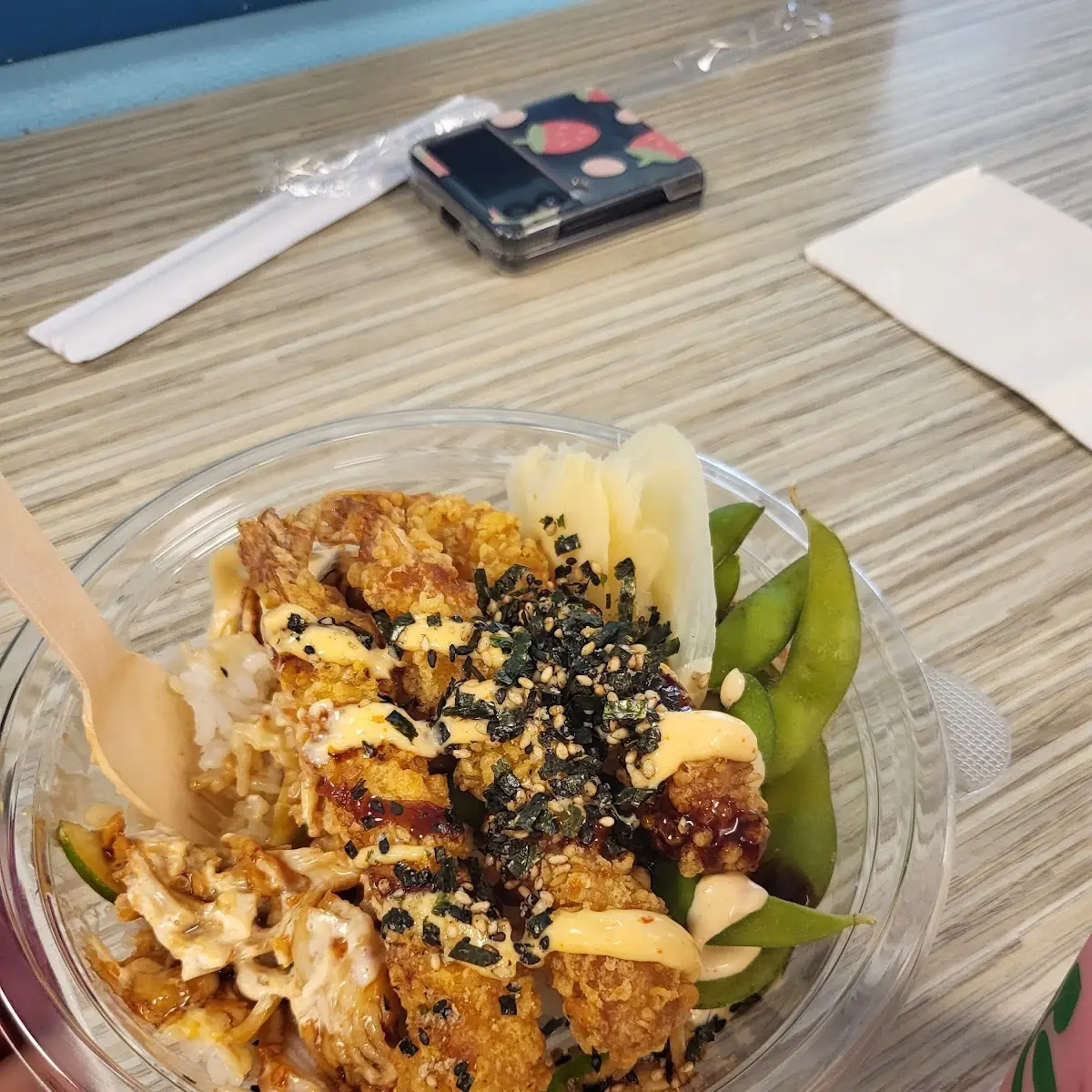 Tempura Shrimp Poke Bowl