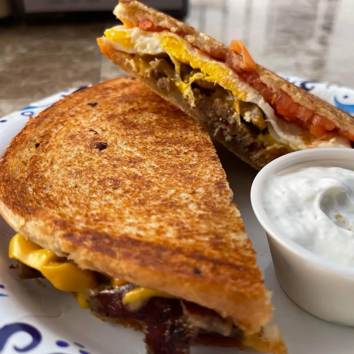 Gyro Patty Melt