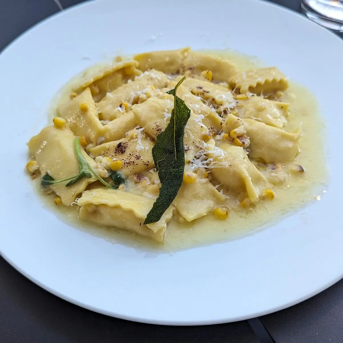 Sweet Corn Agnolotti