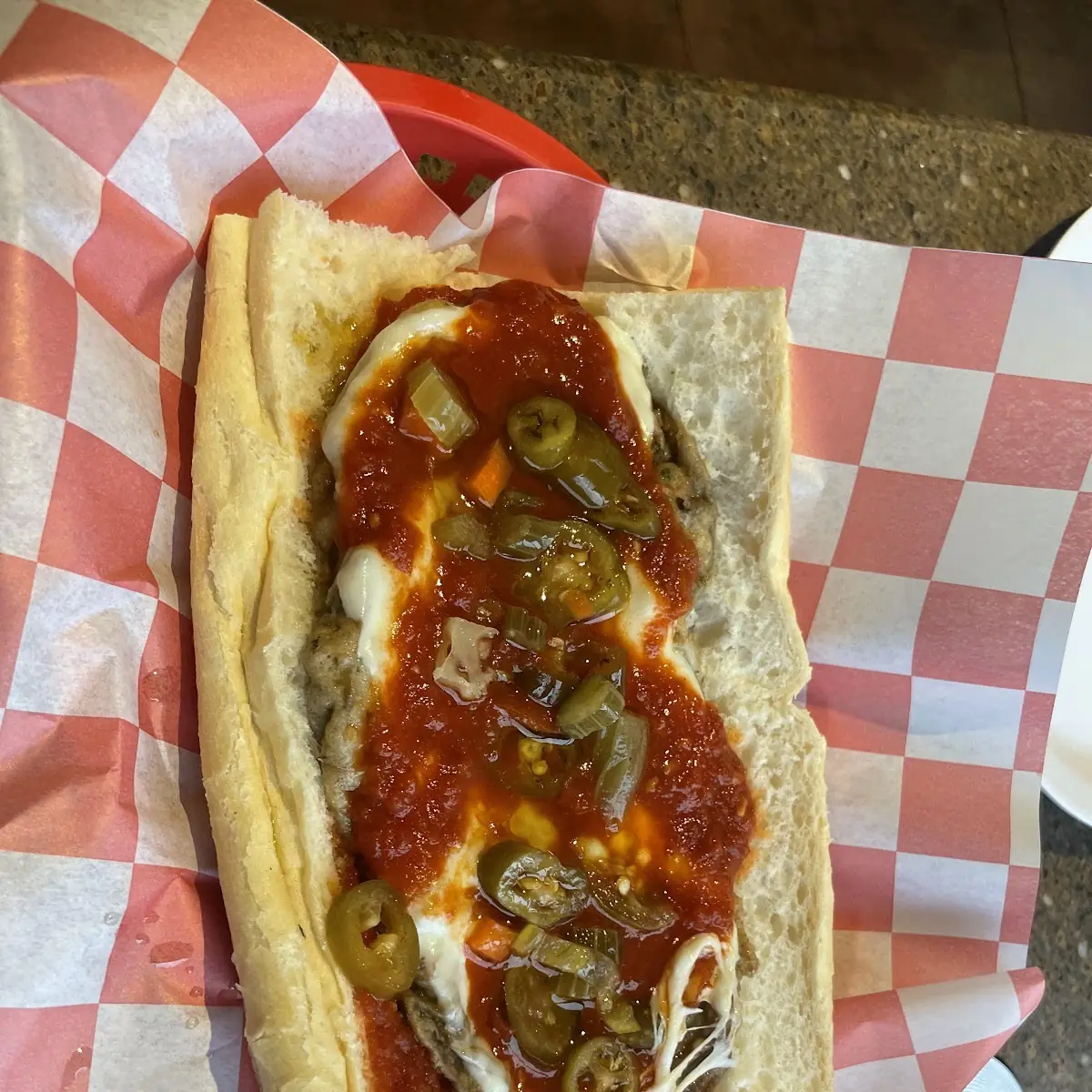 Eggplant Parmesan Sandwich