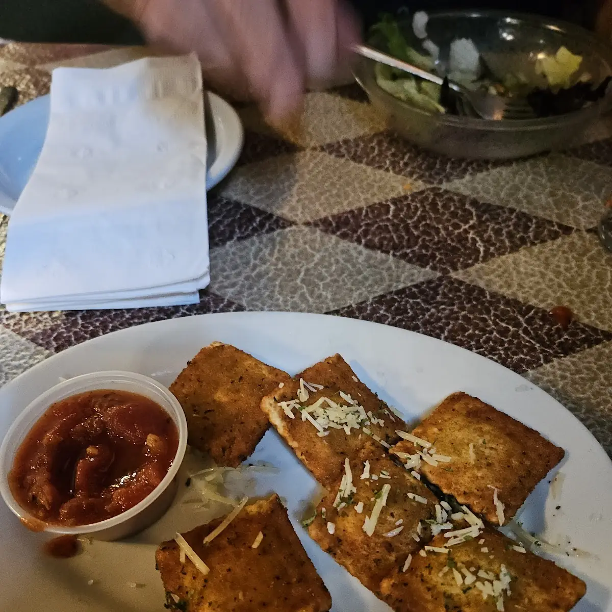 Fried Cheese Ravioli