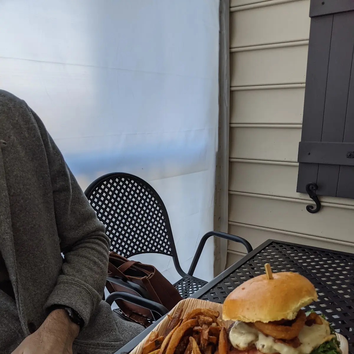 Burger and Fries