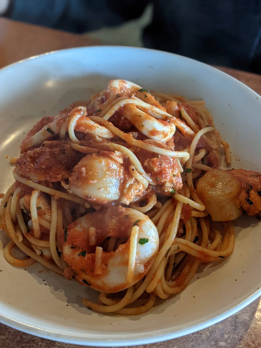 Seafood Marinara Spaghetti, Marion Bay Tavern & Motel