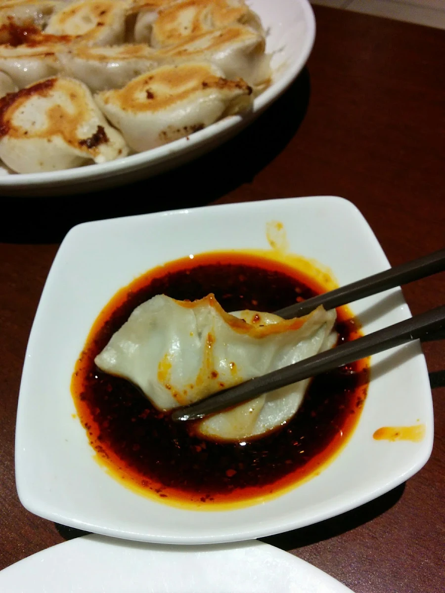 Dumplings and Hot Sauce