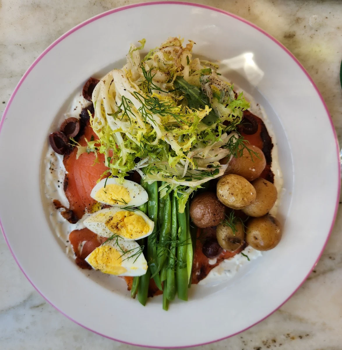 Smoked Salmon Nicoise Salad