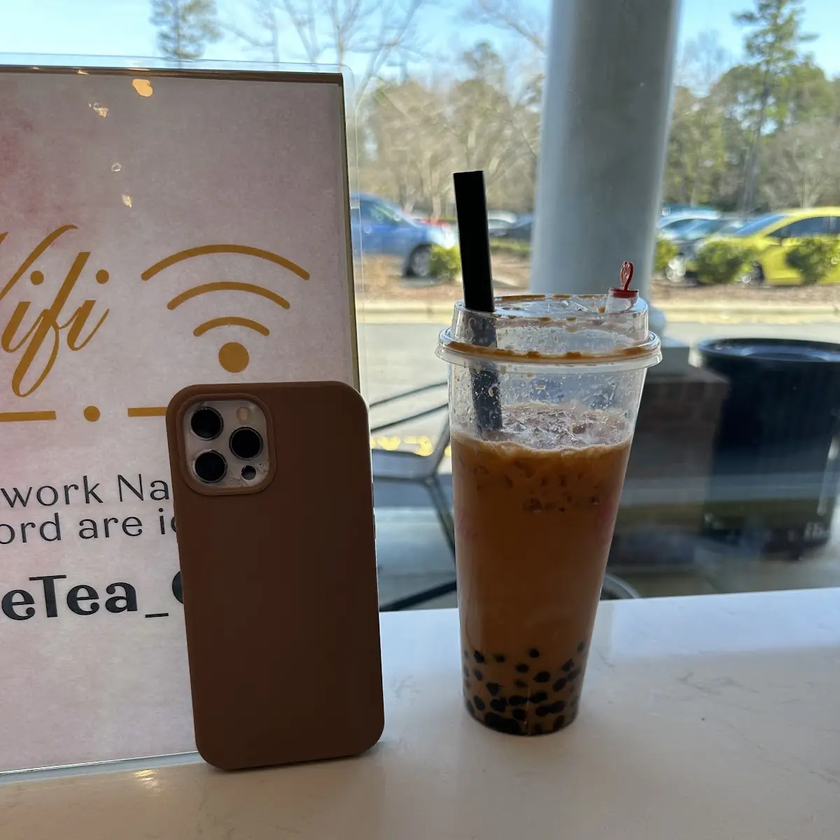 Thai Tea with Boba