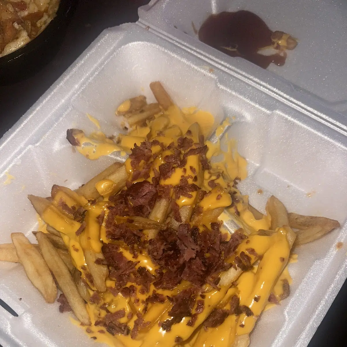 Turkey Bacon and Cheese Fries