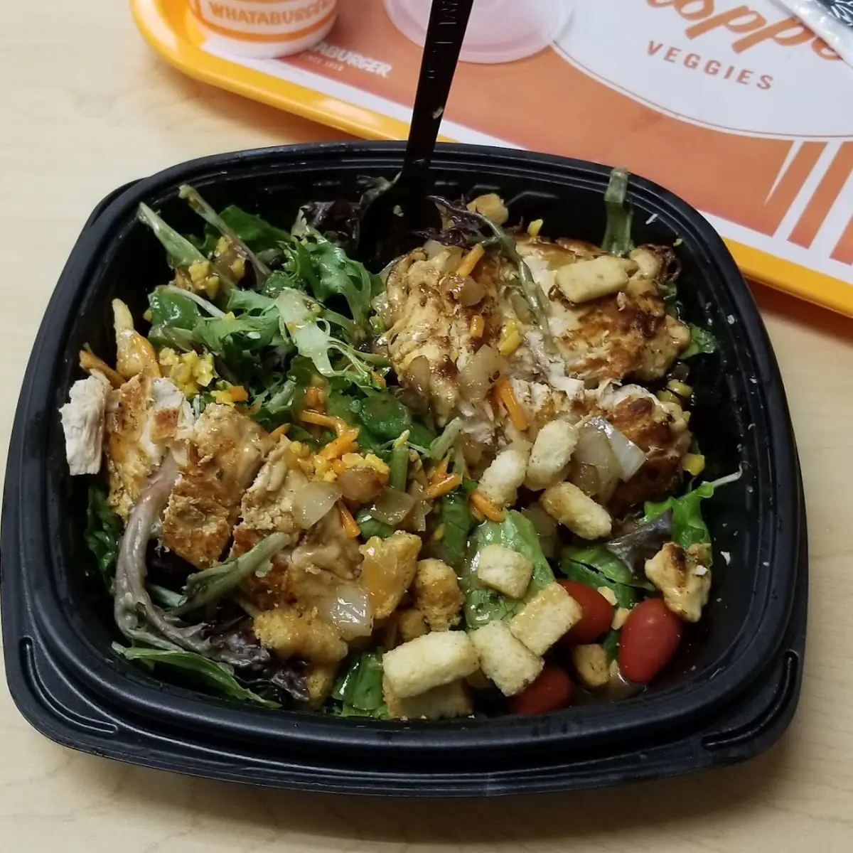 Garden Salad with Grill Chicken