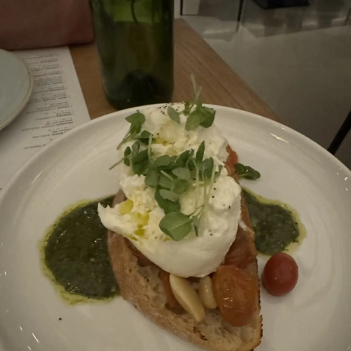 Burrata Caprese Burrata on Ciabatta