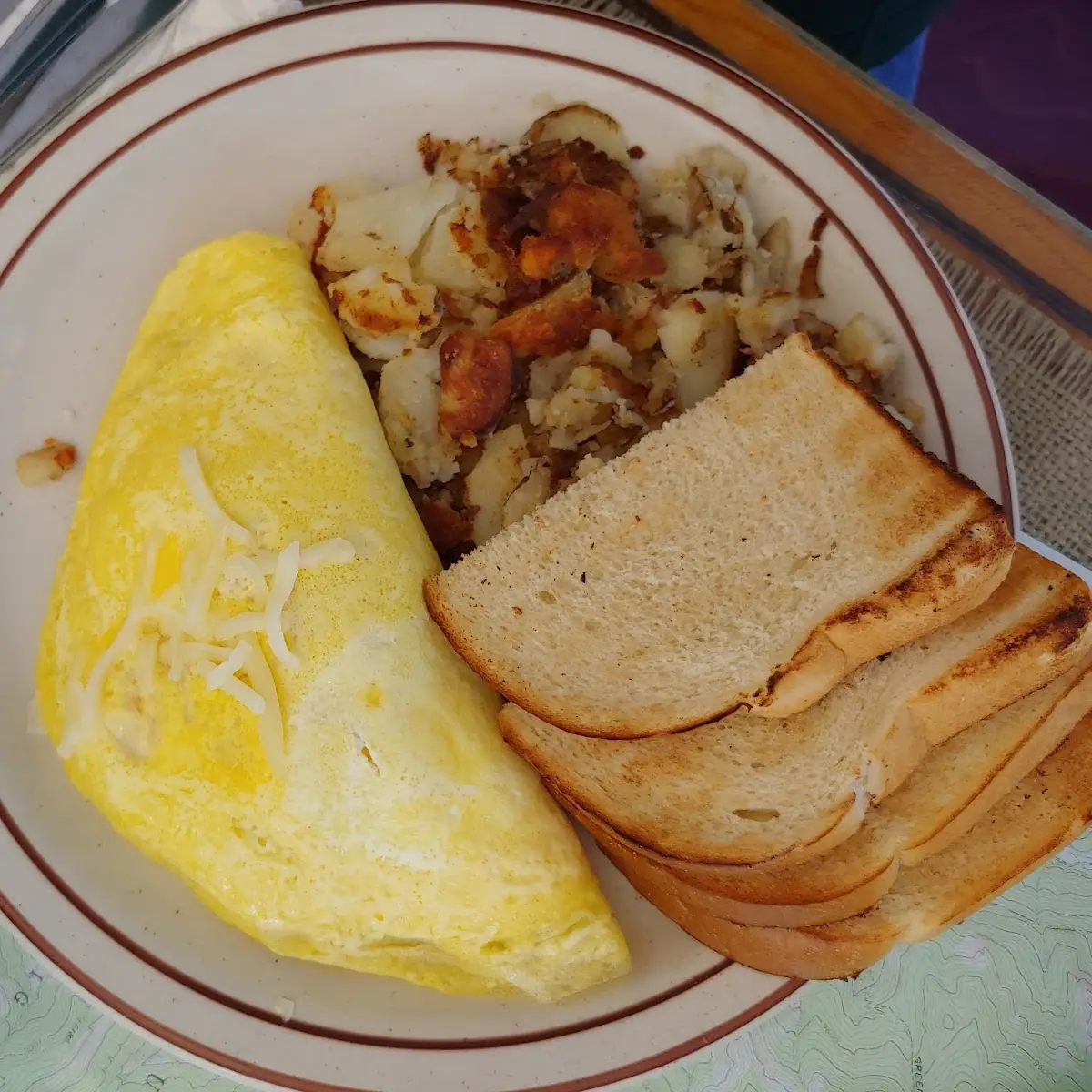 Doc Ward Omelette with Sourdough Toast