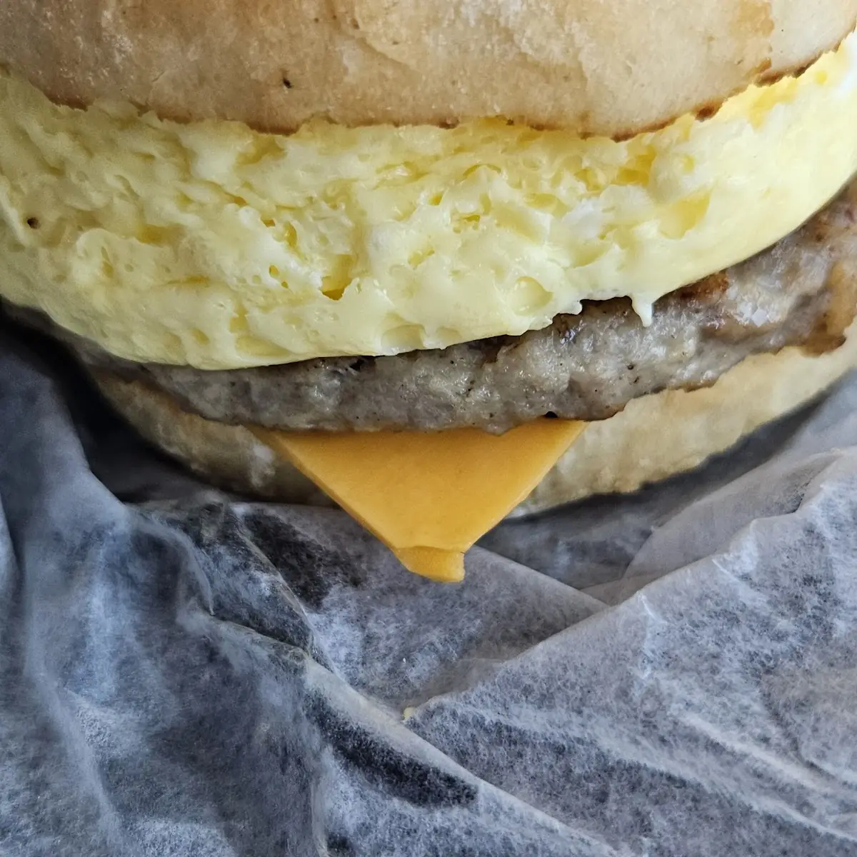 Sausage Egg and Cheese Biscuit