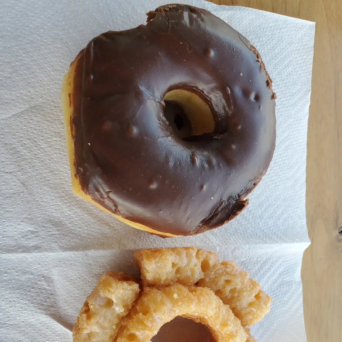 Sour Cream Cake & Chocolate Iced Yeast