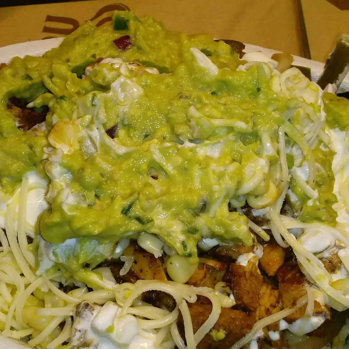 Steak Chicken Burrito