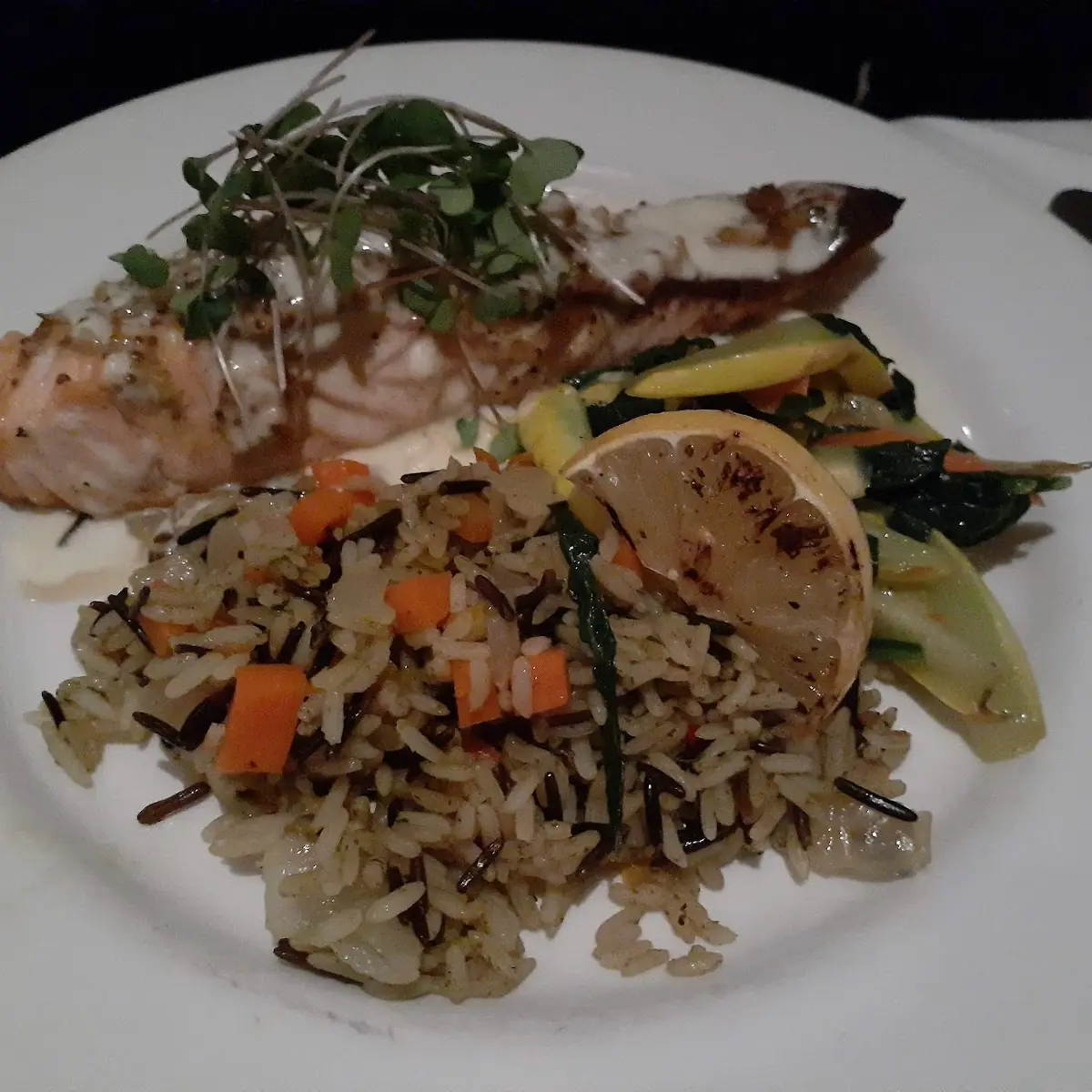 Grilled Atlantic Salmon