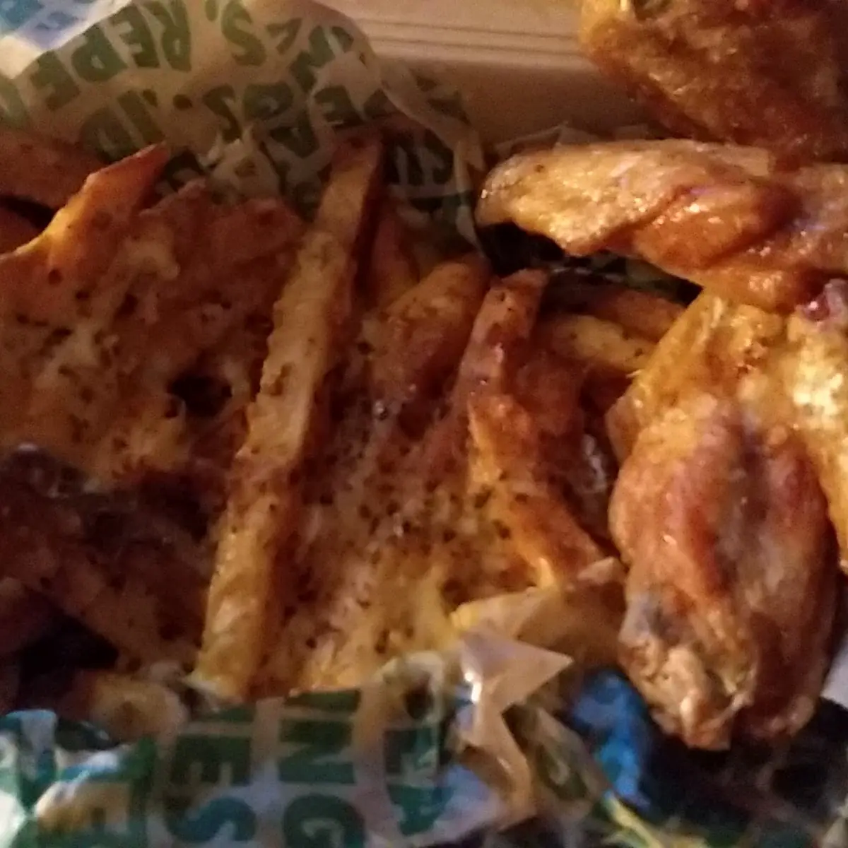Lemon Pepper Wings & Voodoo Fries