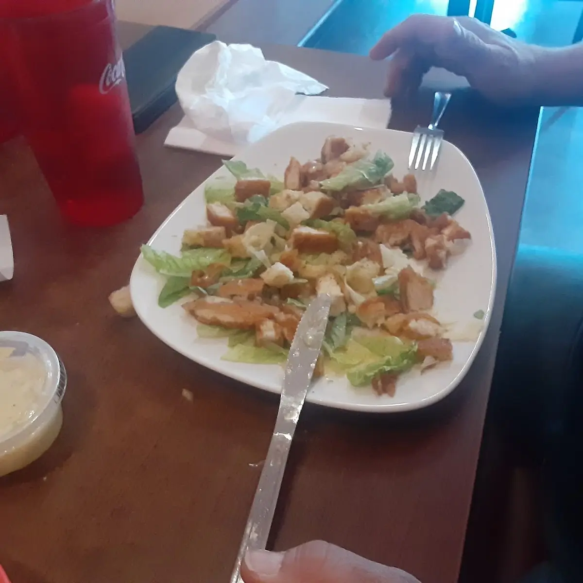 Crispy Chicken Caesar Salad