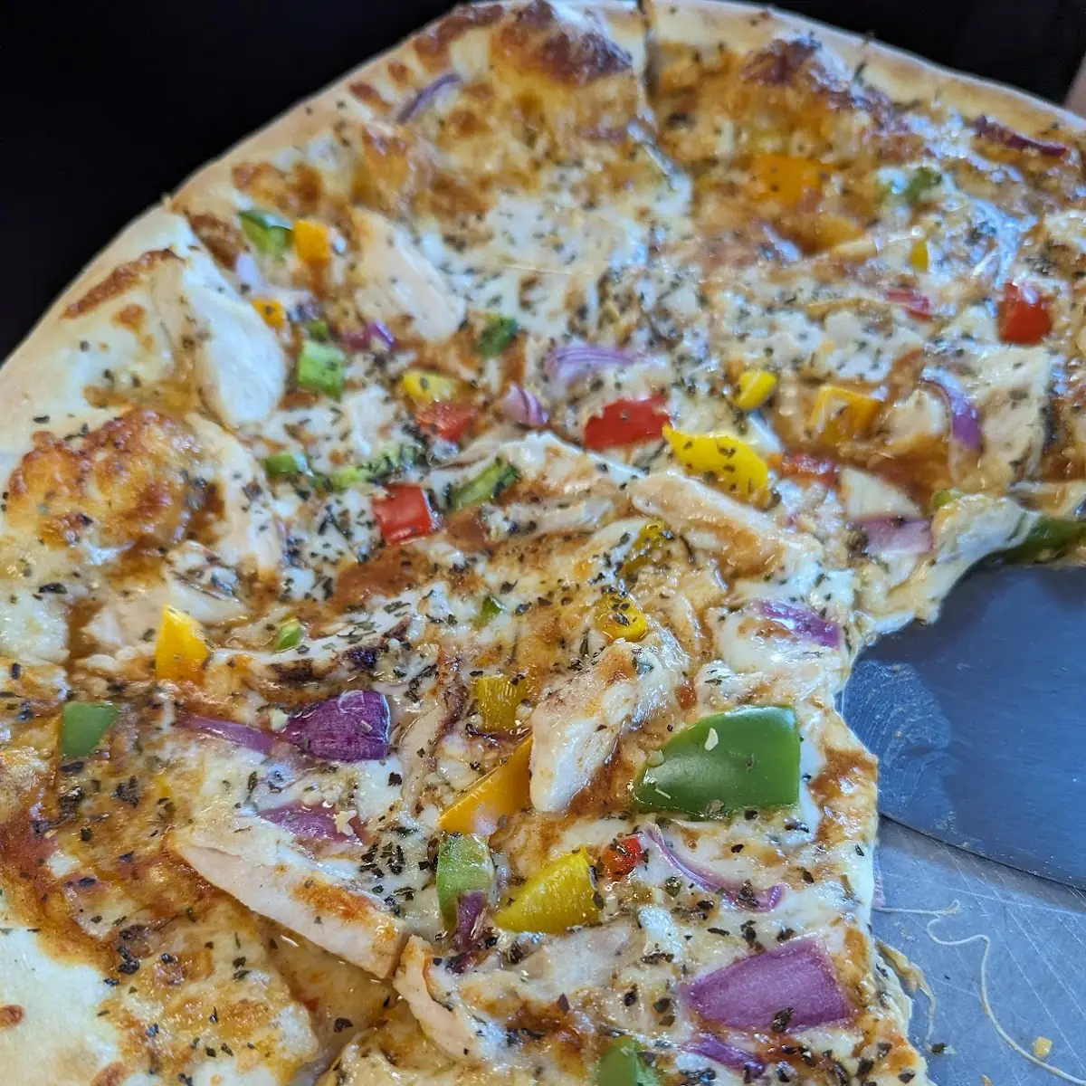 Indian Butter Chicken Pizza