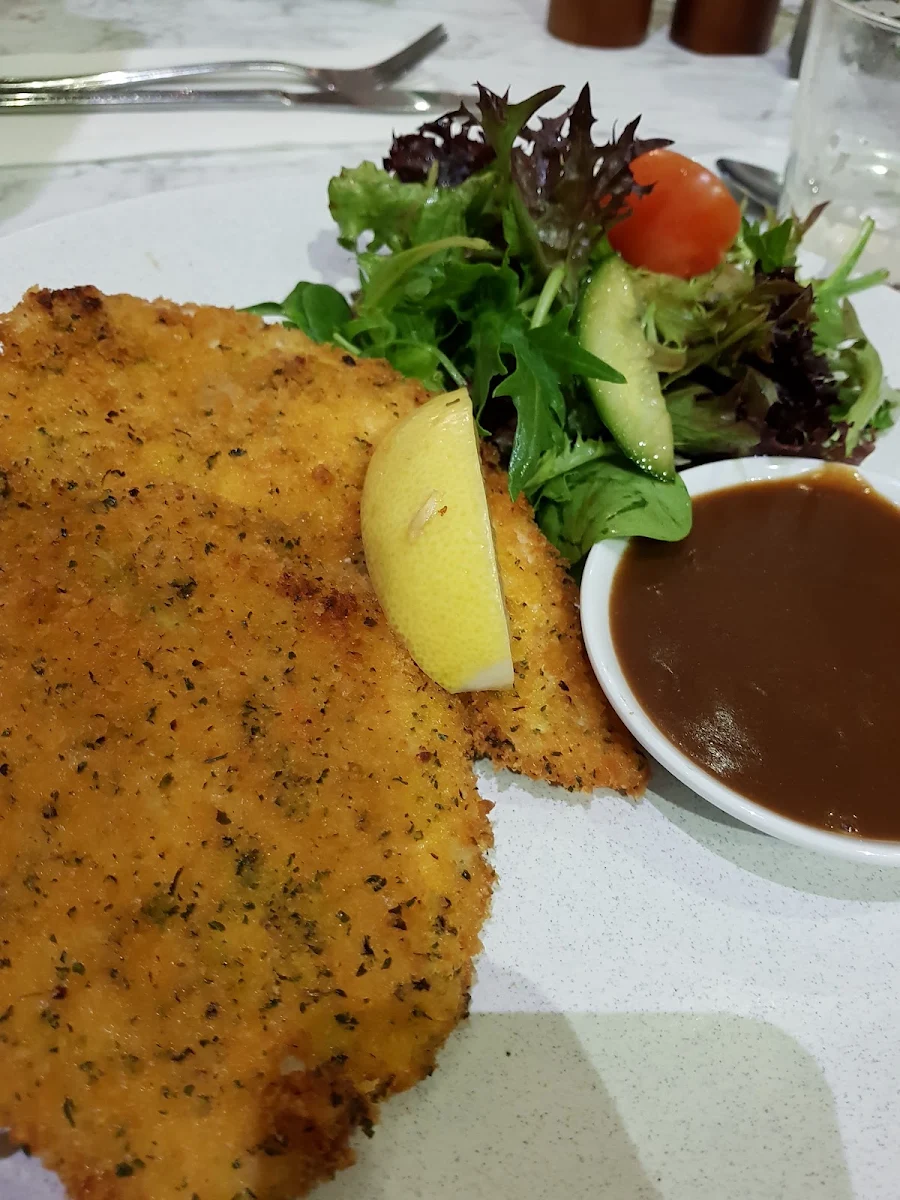 Chicken Schnitzel, Lusso Italian Restaurant Rouse Hill